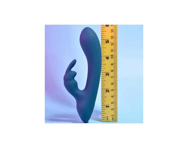 Playboy Rabbit - akkus, vízálló csiklókaros vibrátor (türkiz)