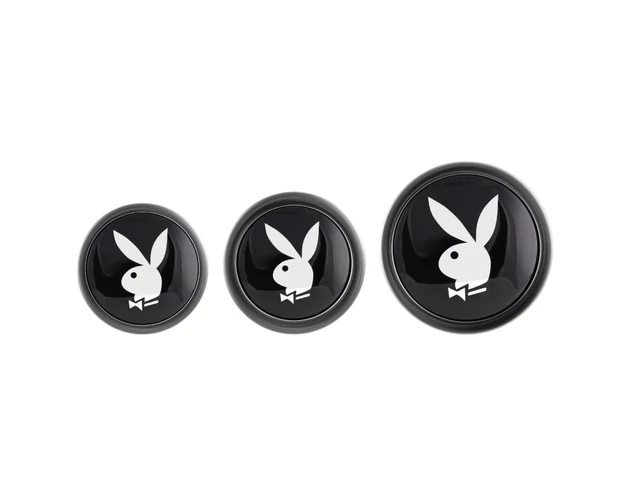 Playboy - anál plug szett - 3 részes (ezüst)