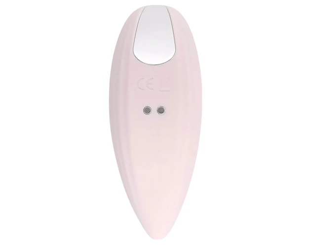 Playboy Palm - akkus, vízálló 2in1 csikló vibrátor (pink)