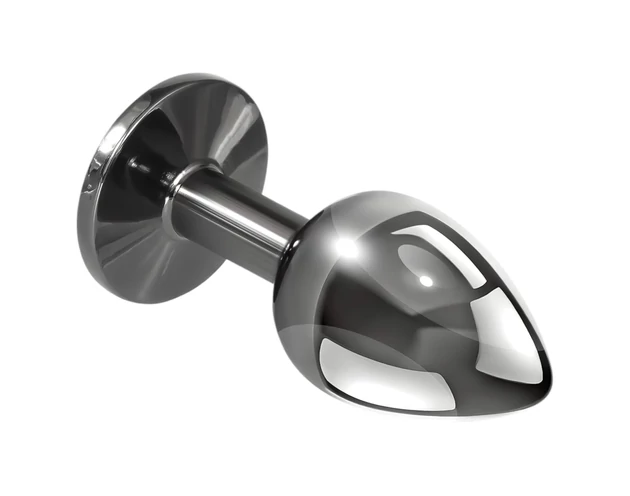 Playboy Tux - anál plug - kicsi (ezüst)