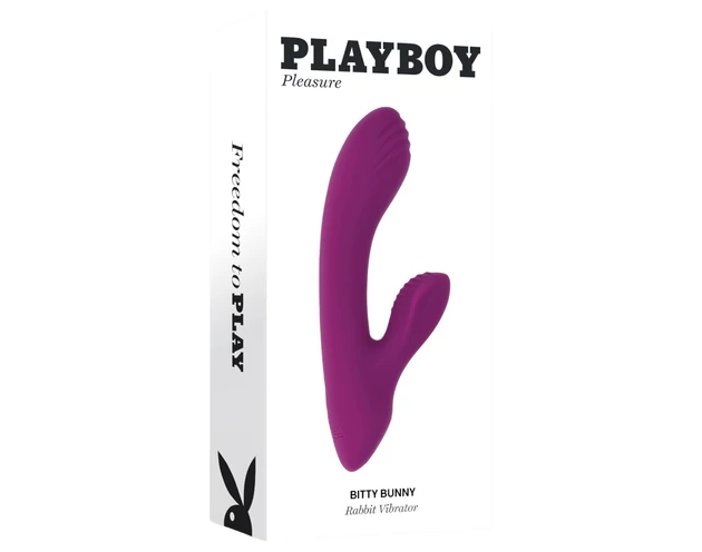 Playboy Bitty Bunny - akkus csiklókaros vibrátor (pink)