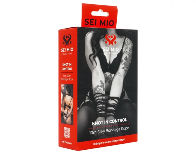 Sei Mio - bondage kötél (fekete)