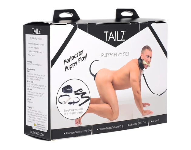 TAILZ Puppy Player Set - anál dildó szett (4 részes)
