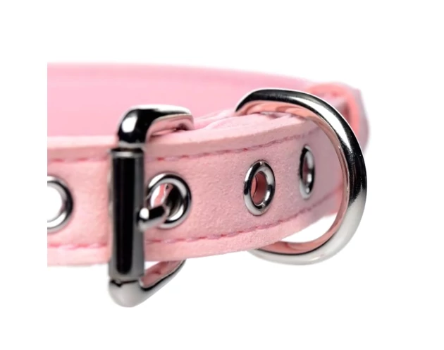 Master Series Golden Kitty - masnis nyakörv csengővel (pink)