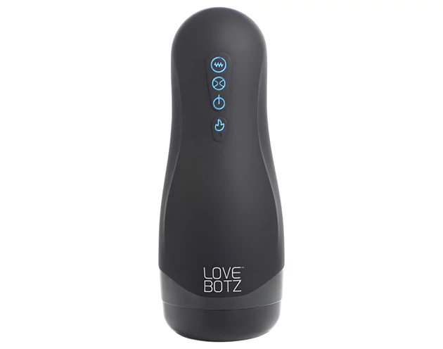 Lovebotz Auto Milker - vízálló szívó-rezgő maszturbátor (fekete)