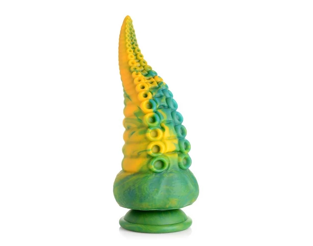 Creature Cocks Monstropus - dildó - 22cm (sárga)