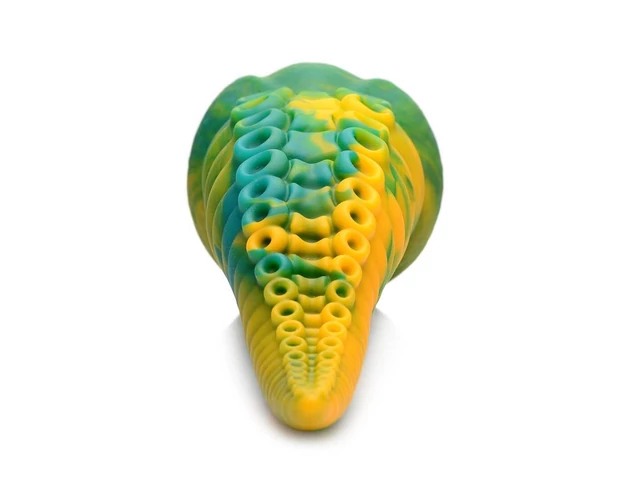 Creature Cocks Monstropus - dildó - 22cm (sárga)