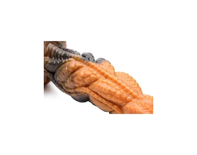 Creature Cocks Ravager - textúrált szilikon dildó - 20cm (narancs)