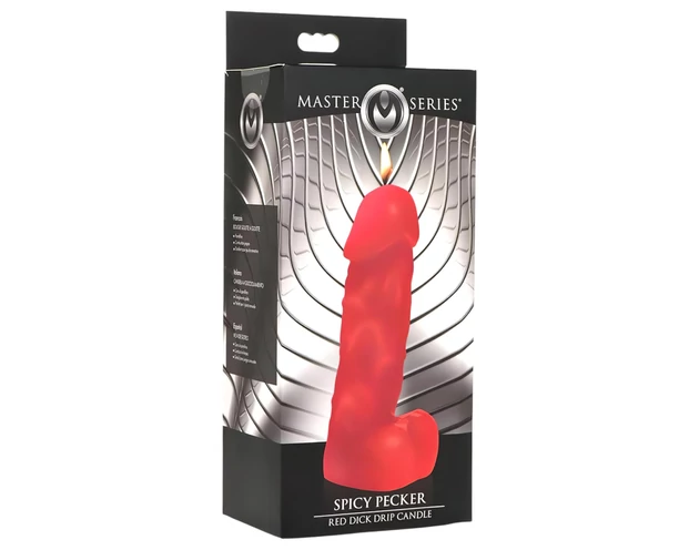 Spicy Pecker - gyertya pénisz herékkel - nagy