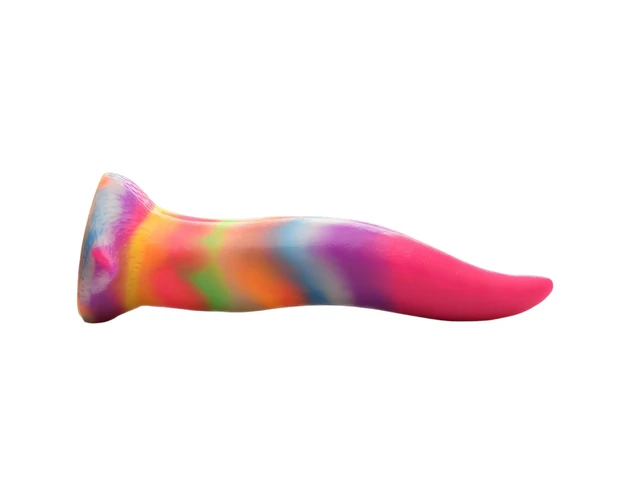 Creature Cocks Tongue - világító szilikon dildó - 21cm