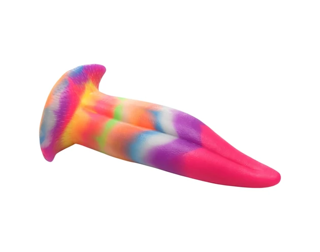 Creature Cocks Tongue - világító szilikon dildó - 21cm