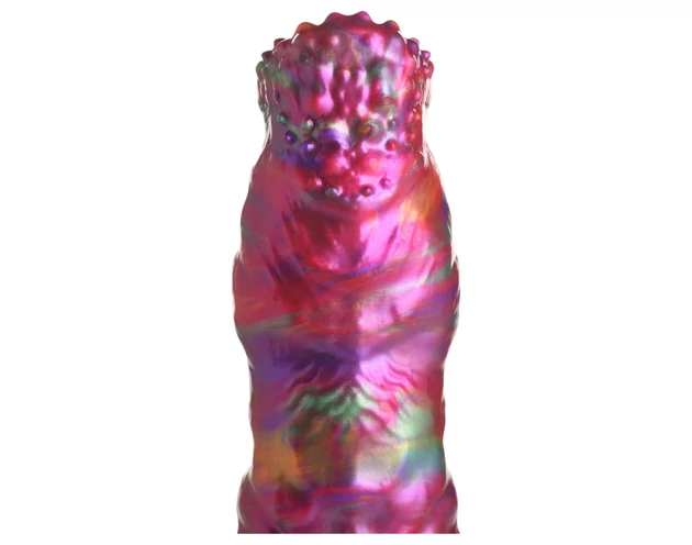 Creature Cocks Larva - ovipozitor űrlény dildó (szivárvány)