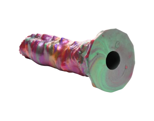 Creature Cocks Larva - ovipozitor űrlény dildó (szivárvány)