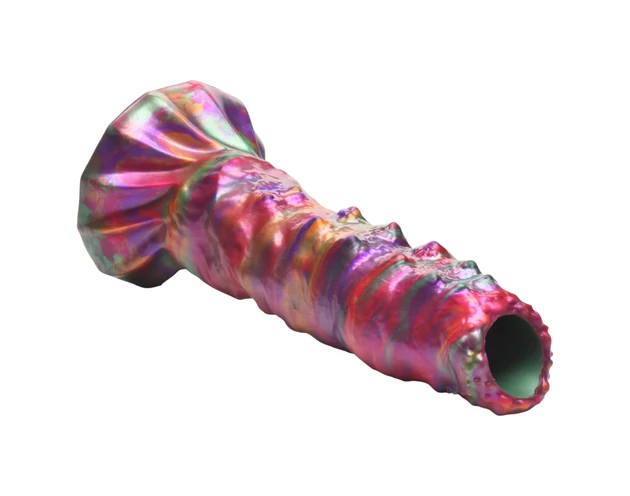 Creature Cocks Larva - ovipozitor űrlény dildó (szivárvány)
