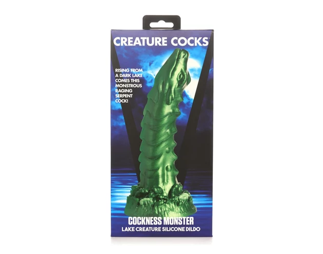 Creature Cocks Cockness Monster - szilikon dildó (zöld)