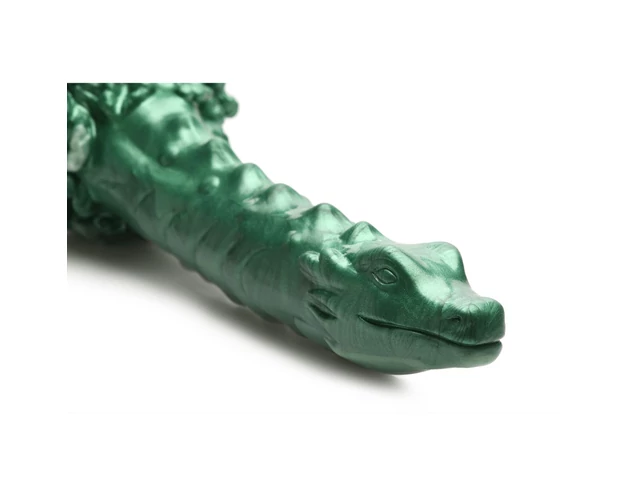 Creature Cocks Cockness Monster - szilikon dildó (zöld)
