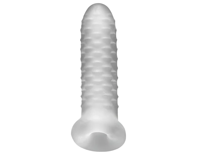 Fat Boy Checker Box - péniszköpeny (15cm) - fehér