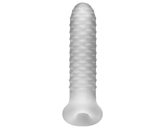 Fat Boy Checker Box - péniszköpeny (17cm) - fehér