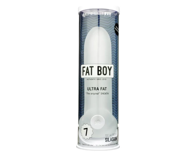 Fat Boy Original Ultra Fat - péniszköpeny (19cm) - fehér