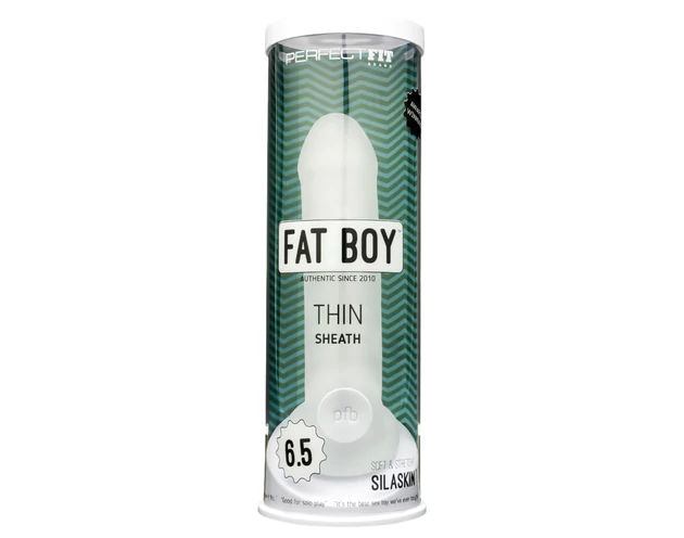 Fat Boy Thin - péniszköpeny (17cm) - fehér
