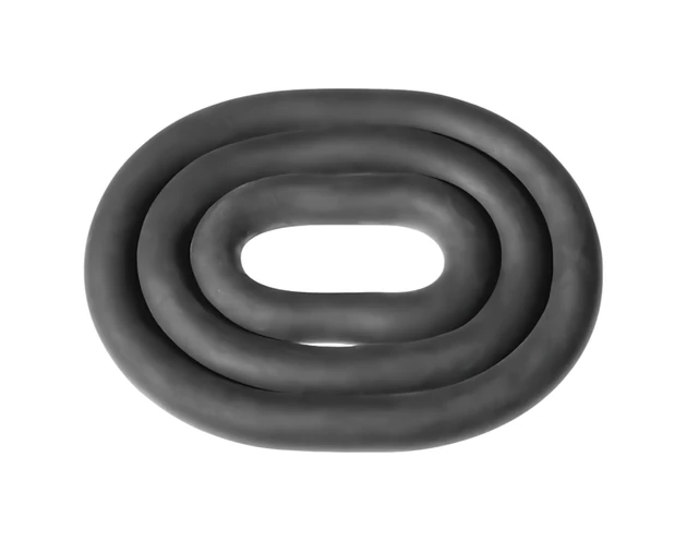 Perfect Fit Ultra Wrap - vastag péniszgyűrű szett - fekete (3db)