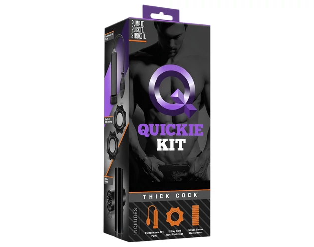 Quickie Kit - péniszpumpa szett - vastag (4 részes)