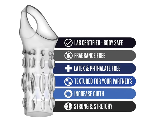 Performance - heregyűrűs péniszmandzsetta (átlátszó)