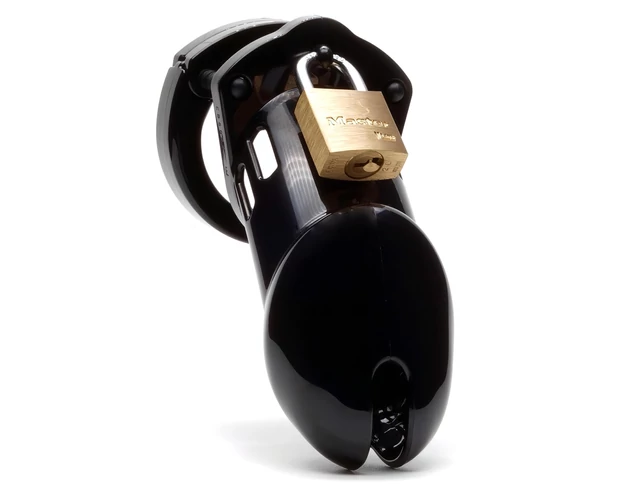 CB-6000 CB-X - pénisz ketrec lakattal (fekete)