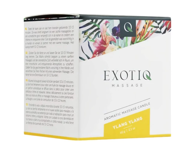 Exotiq - illatos masszázsgyertya - ylang ylang (60g)