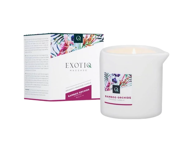 Exotiq Bamboo Orchids - masszázsgyertya (60g) 