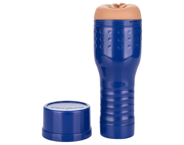 Private - Alexa Tomas műpunci (natúr-kék)