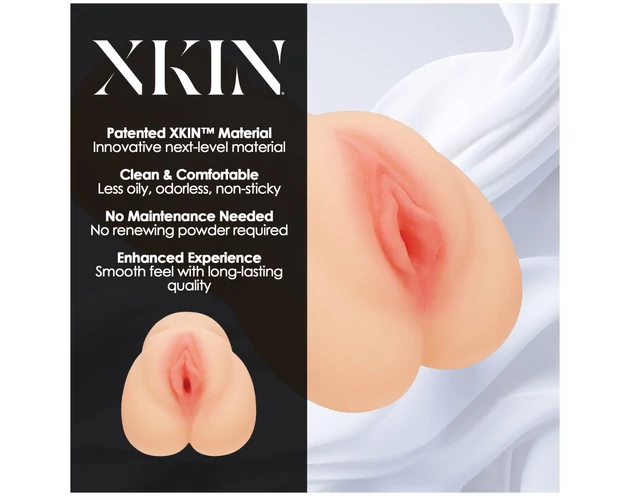 XKIN - realisztikus műpunci maszturbátor - L (natúr)