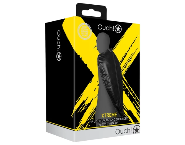 Ouch! - karokat hátra kötöző (fekete)