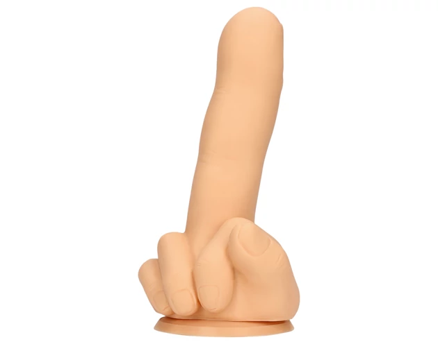 S-Line - középső ujj dildó (natúr)