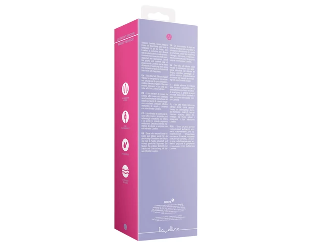Loveline - akkus, nyuszis csiklókaros vibrátor (pink)