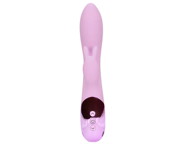 Loveline - akkus, nyuszis csiklókaros vibrátor (pink)