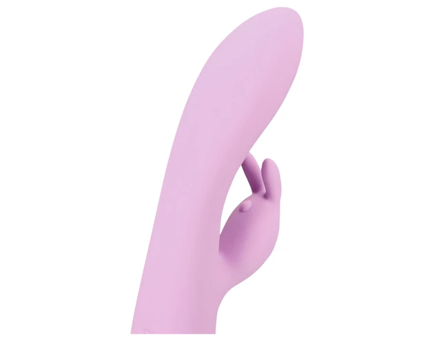 Loveline - akkus, nyuszis csiklókaros vibrátor (pink)