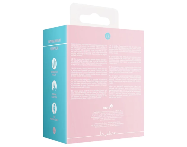 Loveline Tapping Heart - akkus csiklóizgató vibrátor (pink)