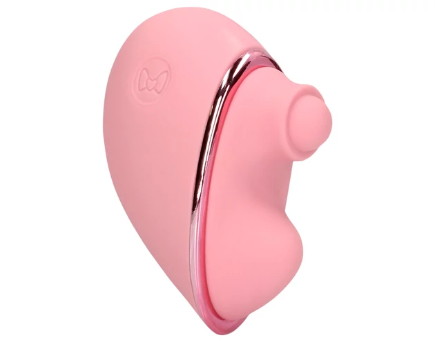 Loveline Tapping Heart - akkus csiklóizgató vibrátor (pink)