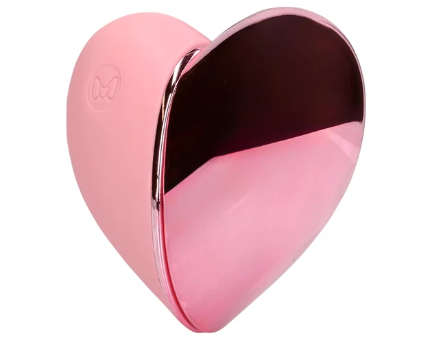 Loveline Tapping Heart - akkus csiklóizgató vibrátor (pink)