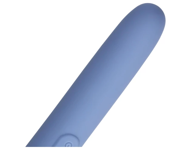 Loveline Travel - akkus vibrátor síkosító tartállyal (kék)