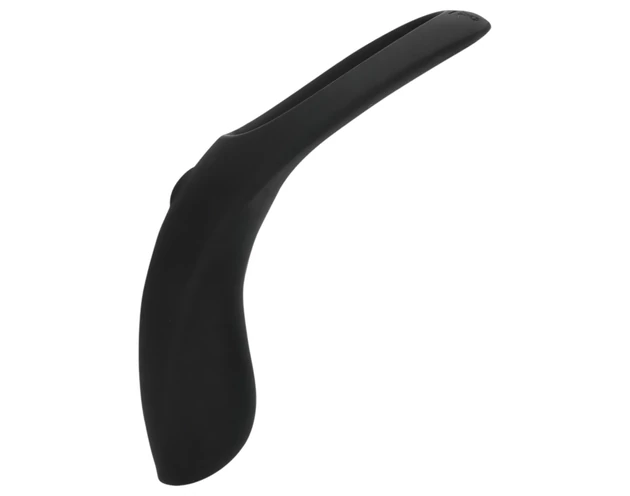 Loveline - akkus, vibrációs hosszú pénisz- és heregyűrű (fekete)