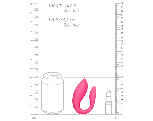 Loveline - akkus, rádiós párvibrátor (pink)