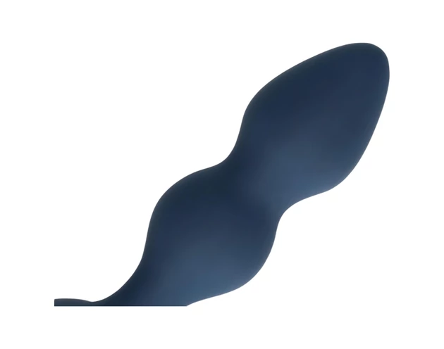 Loveline - fogógyűrűs anál plug - kicsi (kék)