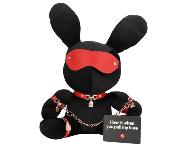 Bondage Rabbit - BDSM nyuszi (fekete)
