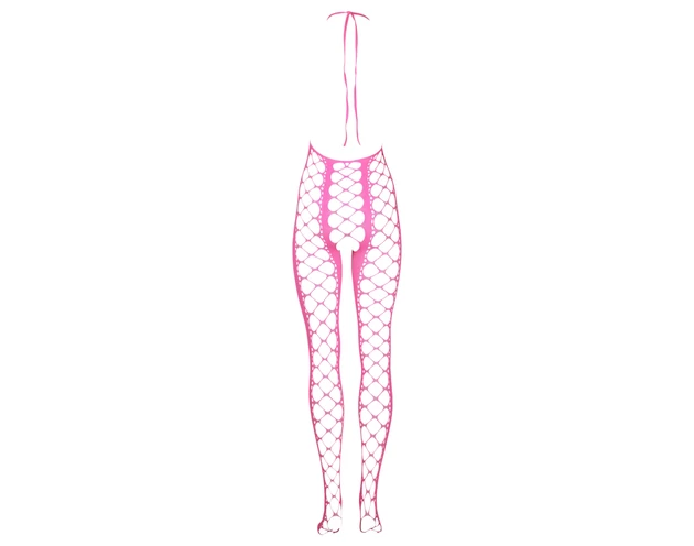 Ouch! - foszforeszkáló nyitott overál (pink)