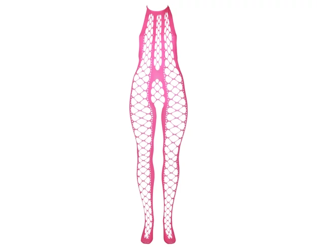 Ouch! - foszforeszkáló nyitott overál (pink)