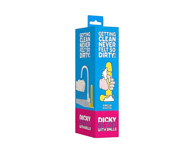 Dicky - szappan pénisz herékkel - vanília (210g)