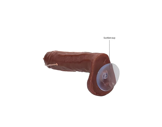 Dicky Cum - szappan pénisz herékkel - barna (250g)