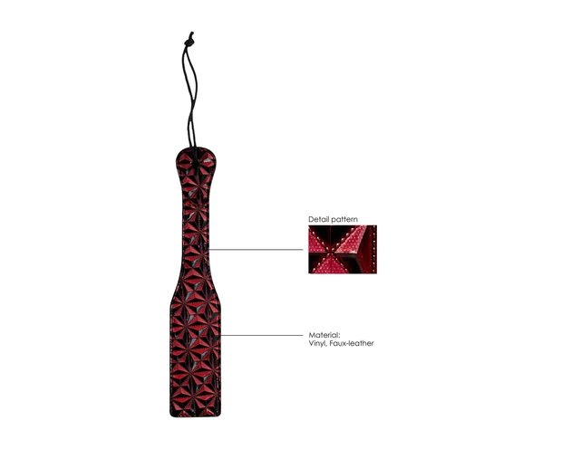 Ouch - gyémánt mintás paskoló (piros)